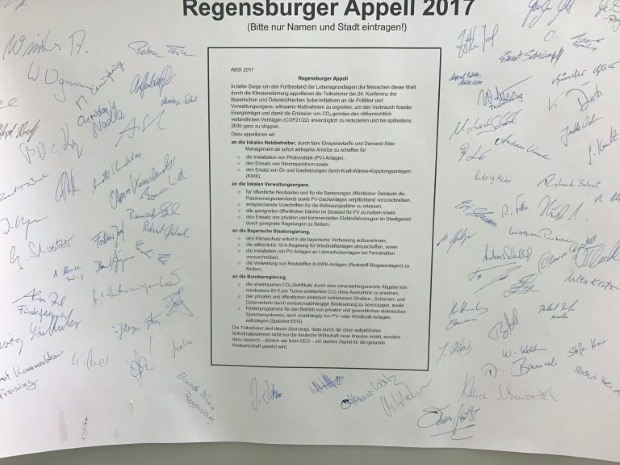 Regensburger Appell - ABSI Kongress 2017